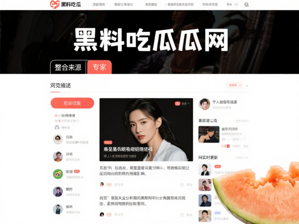 以某次明星绯闻事件为例，"黑料吃瓜网"通